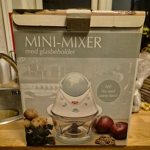 Mini-mixer med glasbeholder køkkenmaskine