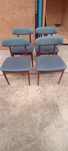 4 spisebordstole Ib Kofod Larsen