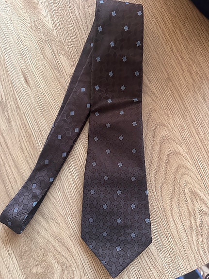 Giorgio Armani slips brun mønstret mand
