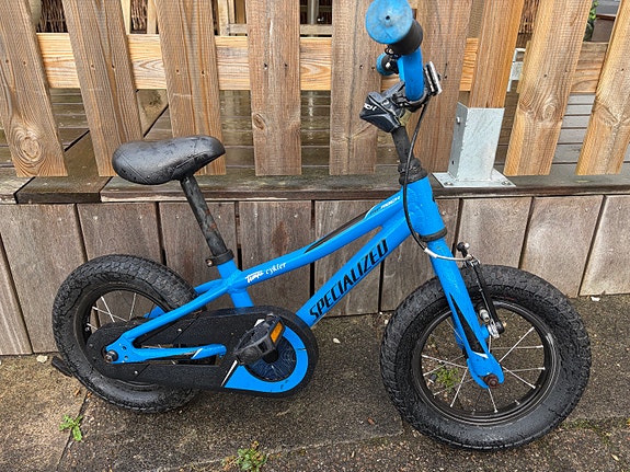 Specialized cykel i blå, 12”