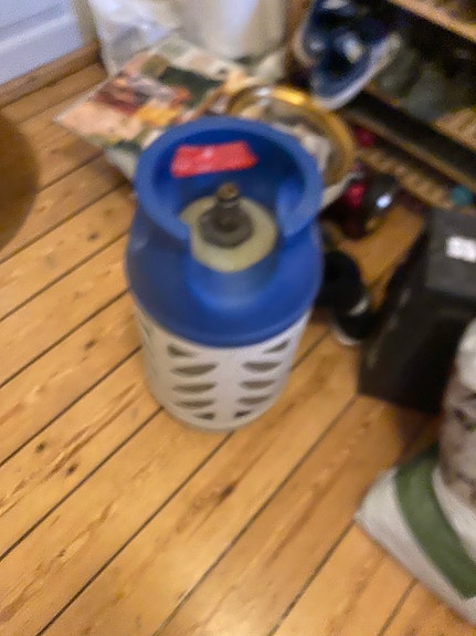 Gasflaske blå komposit
