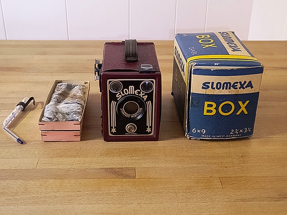 Slomexa Box kamera 6x9 brun