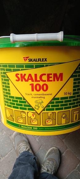 Skalflex Skalcem 100 murmaling 10 kg gul