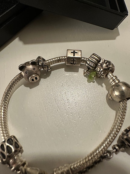 Pandora sølv armbånd