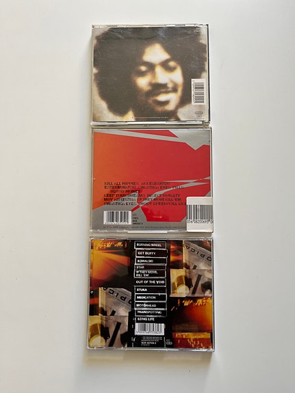 Primal Scream CD samling – 3 albums ml rock og syret techno/dance