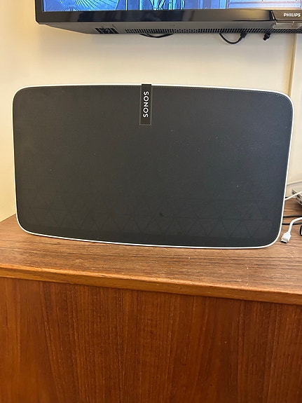 Sonos Play:5 2 generation trådløs højttaler sort/hvid
