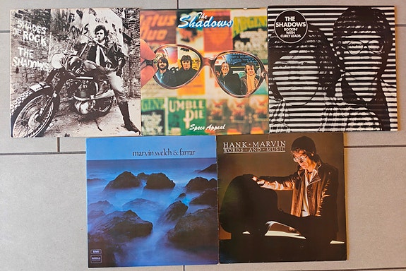LP, The Shadows x5