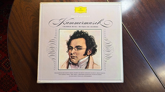 8 dobbelt LP med Deutsche Grammophon Schubert Kammermusik