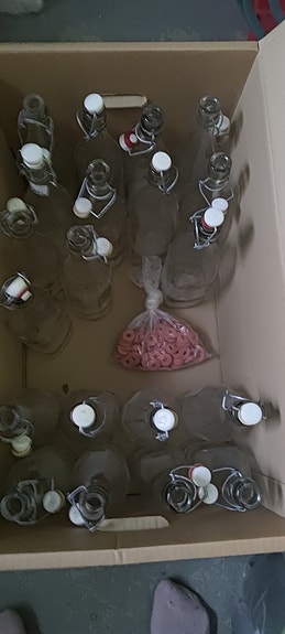 Saftflasker med prop