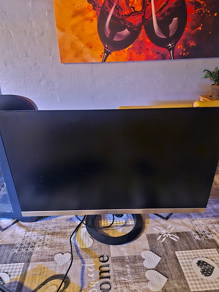 MM-vision gaming pc med skærm, tastatur og mus