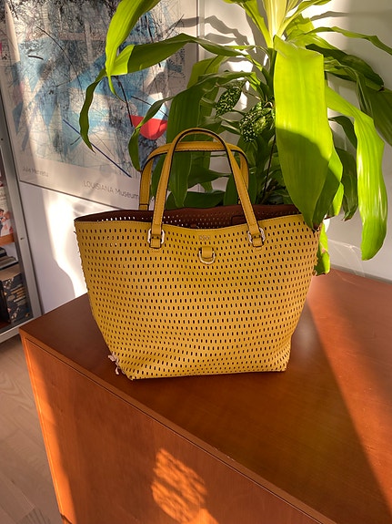 Karen Millen håndtaske i gul