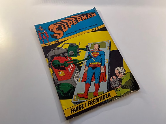Superman tegneseriehæfte Fange i Fremtiden
