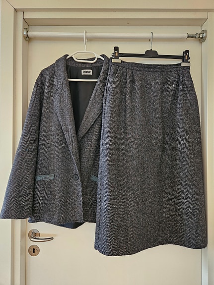 vintage danwear uld mix sæt str 40