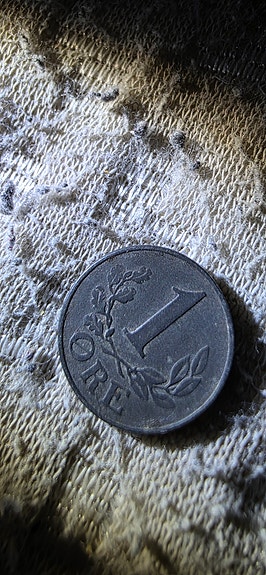 1 øre mønt Danmark