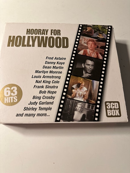 Hooray For Hollywood 3CD boks – 63 hits med originalartister