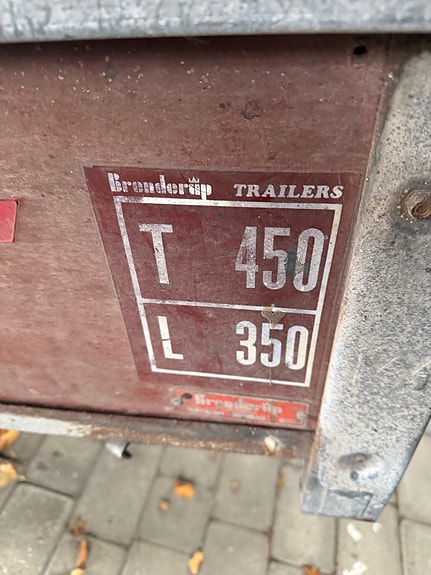 Brenderup T450 L350 trailer