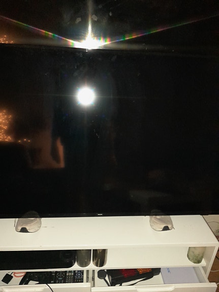 Philips fladskærms TV sort