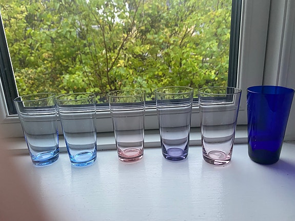 Holmegaard sodavandsglas