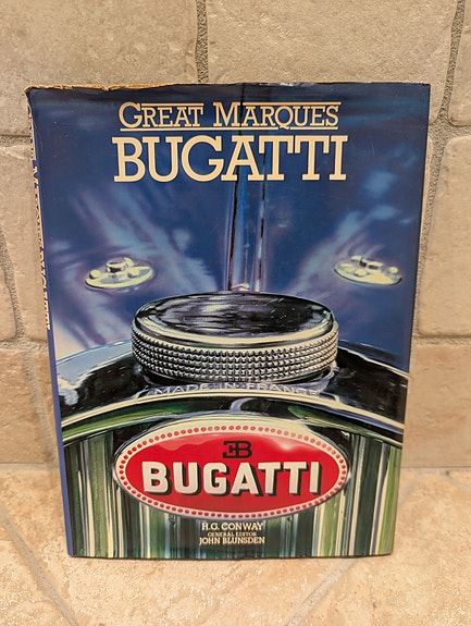Great Marques Bugatti bilbog om Bugatti sportsvogne 1984