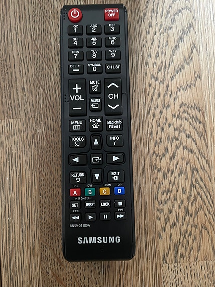 Samsung fjernbetjening til TV