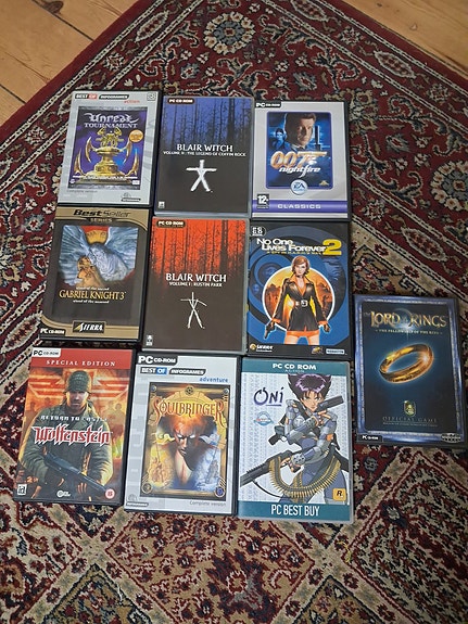 PC spil - Vintage - 10 titler 1 pris