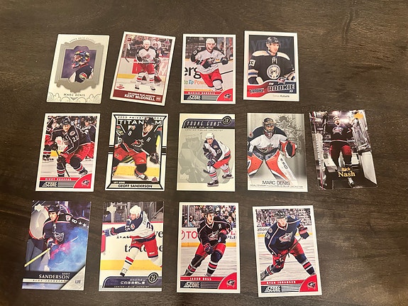 NHL Columbus Blue Jackets ishockeykort – samling