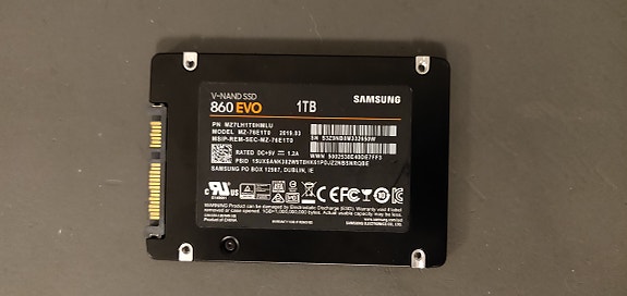 Samsung 860 EVO SSD 1TB SATA III 2,5"