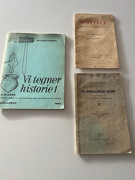 Vi tegner historie 1, Spøttrup, borgen og dens ejere, det middelalderlige