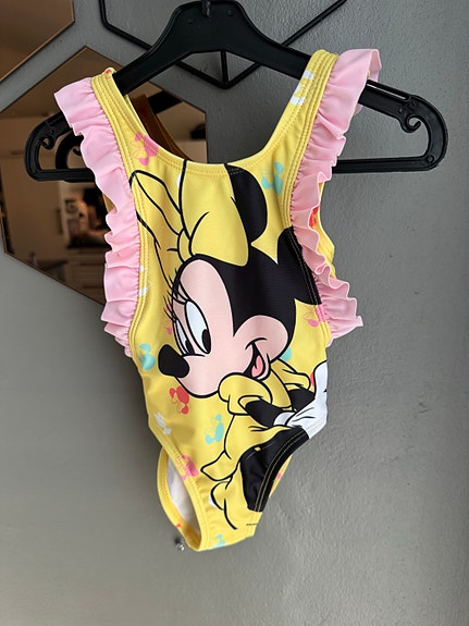 Sødeste lille badedragt med Minnie Mouse fra Disney Baby str. 12 mdr. / 80