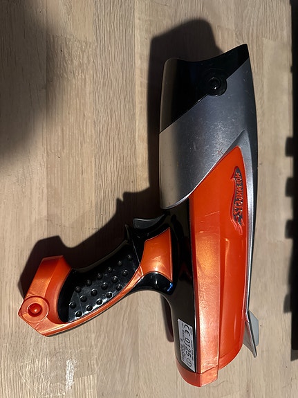 HotWheels "Radar Gun" fart pistol - Med batterier
