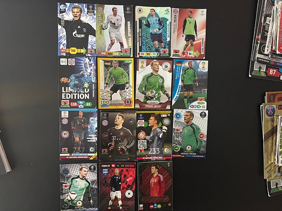 Fodboldkort samling – Manuel Neuer