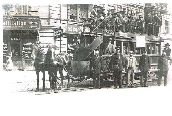 Berlin Hestesporvogn - den sidste i 1902