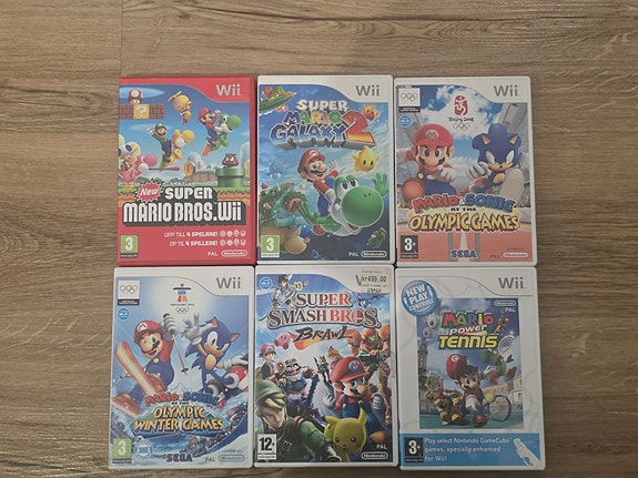 Mario spil til nintendo wii