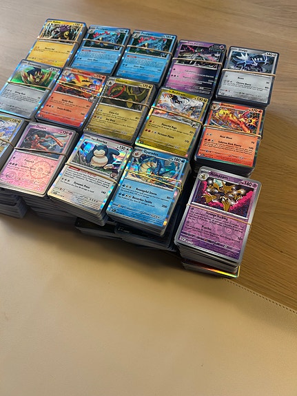 Pokemon kort 400 styks inkl. glimmer og sjældne
