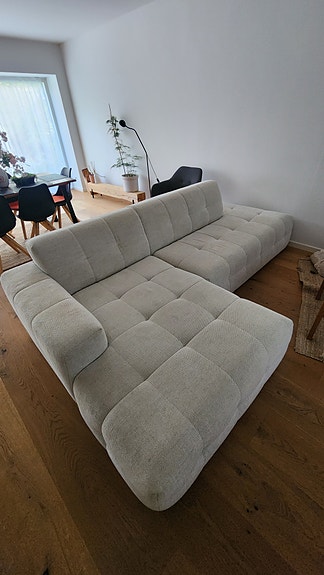 Paris chaiselong sofa lys beige