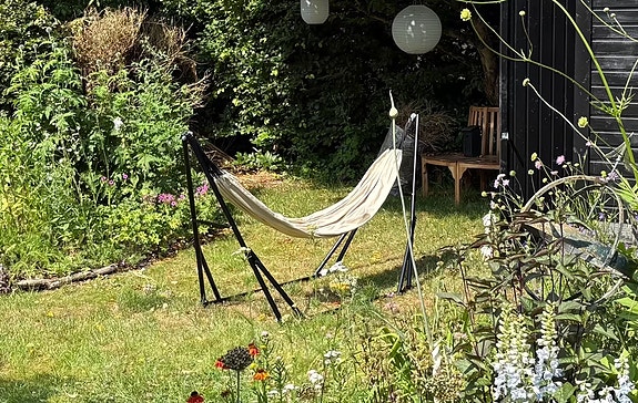 Tisvilde hængekøje med sammenklappeligt stativ