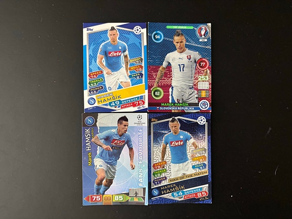 Panini fodboldkort Marek Hamsik – 4 stk