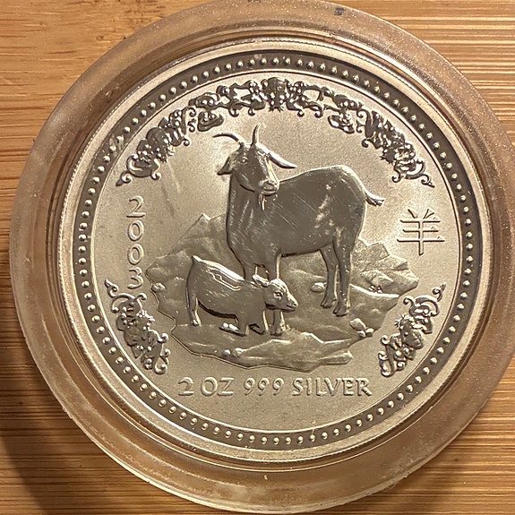 Sølvmønt Australien 2 $ 2003 🇦🇺