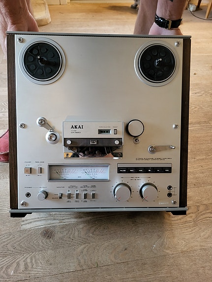 Akai GX-620 spolebåndoptager sølv
