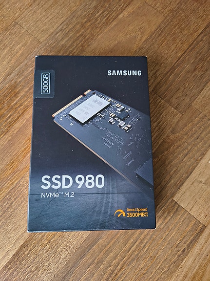 Samsung 980 SSD - 500 GB - intern - M.2 2280 - PCIe 3.0 x4 (NVMe)