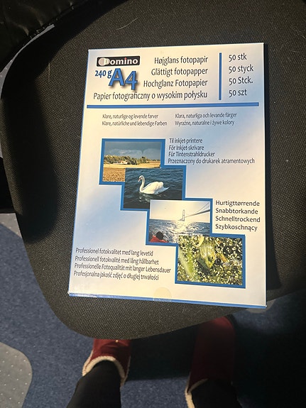 Domino 240g A4 højglans fotopapir 50 ark