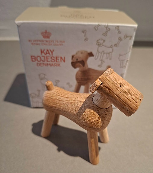 Kay Bojesen træhund figur