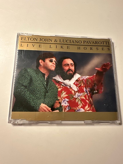 Elton John & Luciano Pavarotti CD Live Like Horses