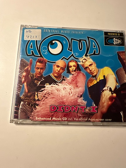 Aqua CD single "Didn’t I"