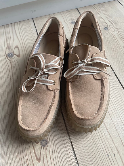 Clarks Torhill boat loafers/sejlersko ruskind str 40