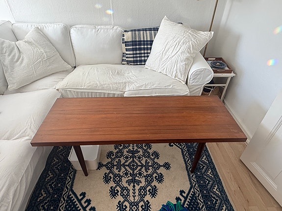 Teak sofabord