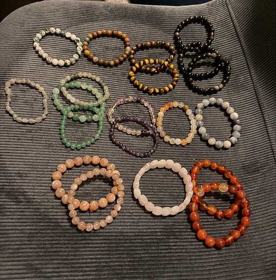 Krystal armbånd fra 25kr
