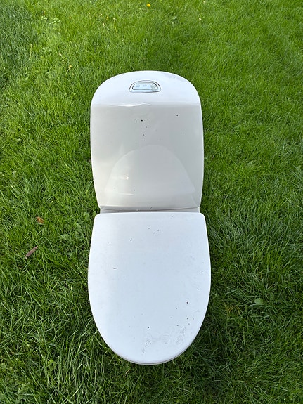 Ifö toilet hvid gulvstående