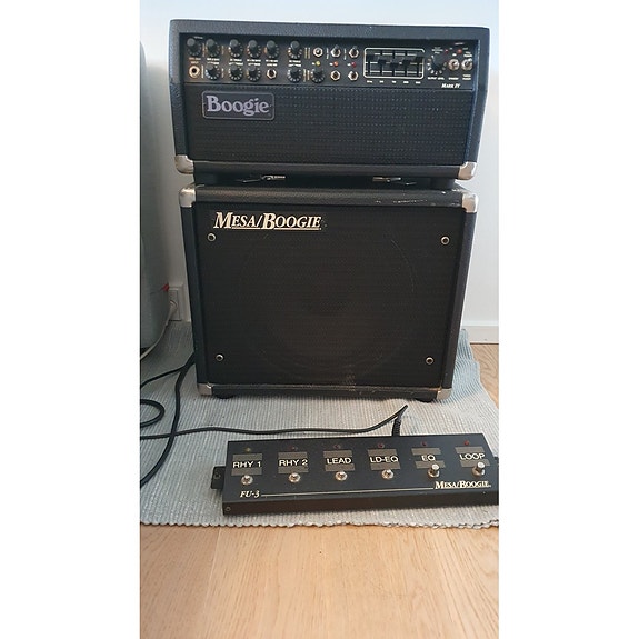 Mesa/Boogie Mark IV (1994) med 12" Celestion Black Shadow + FU-3