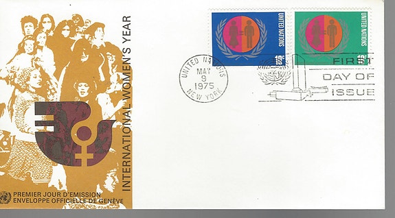 AFA 277 - 278, FN New York førstedagskuvert, #FN-FDC 012-1